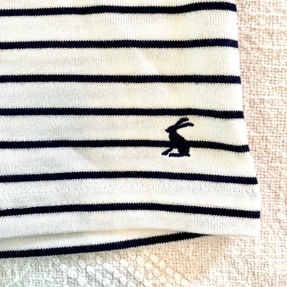 Joules Riviera Embroidered Beaded Bees Short Sleeve Dress Size 2 - Picture 2 of 11